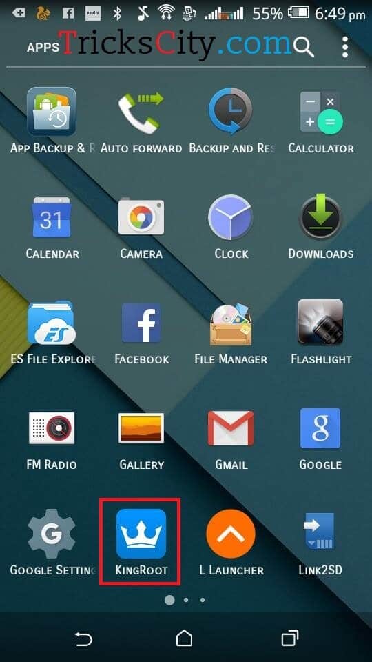 root android phone using kingroot