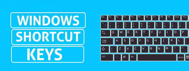 All Keyboard Shortcut Keys for Windows PC to Work Faster