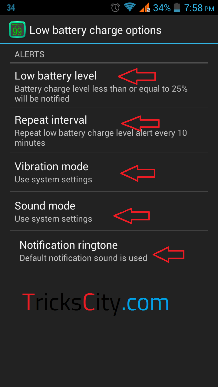 battery guru android remove from notifications