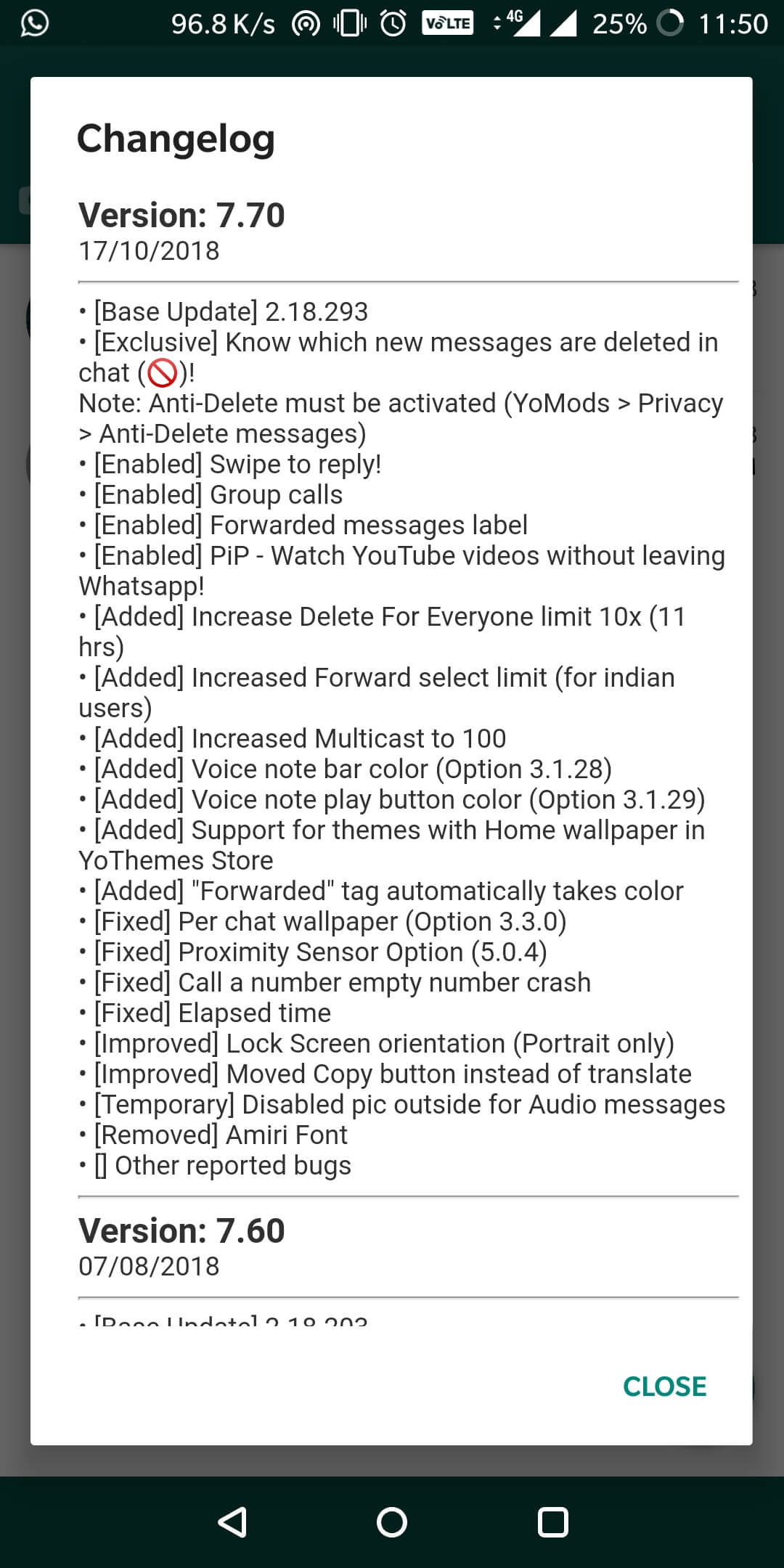 yowhatsapp latest version download 7.70 apk